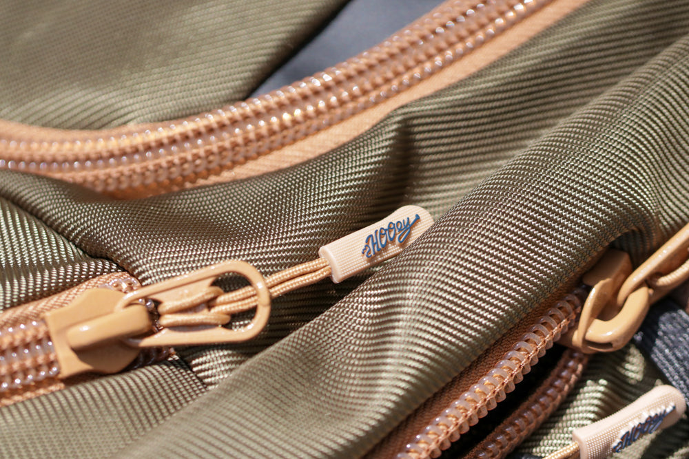 "Ox" Hooey Backpack Green & Tan w/Camo
