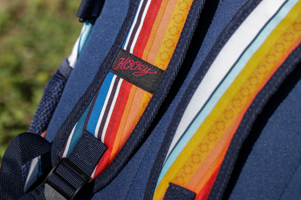 "Rockstar" Backpack Multi-color Serape/Navy