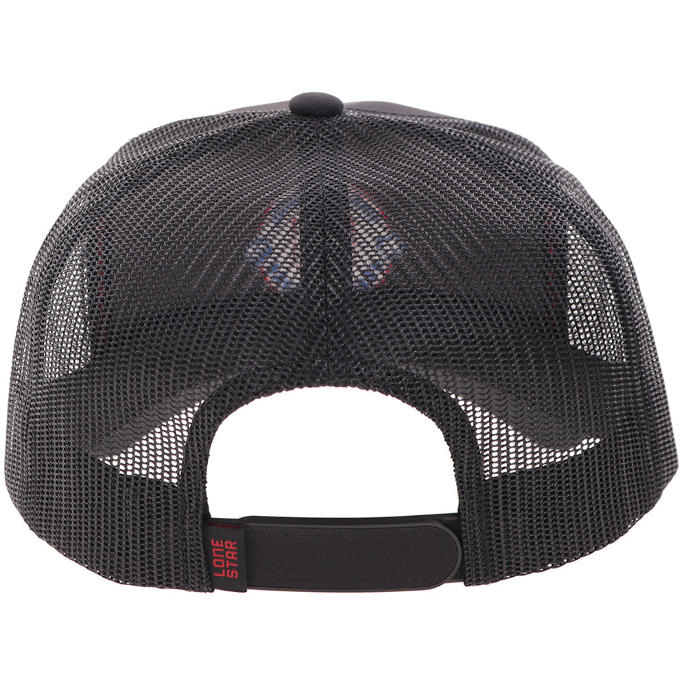 "Lone Star" Black w/Multi-Color Circle Patch