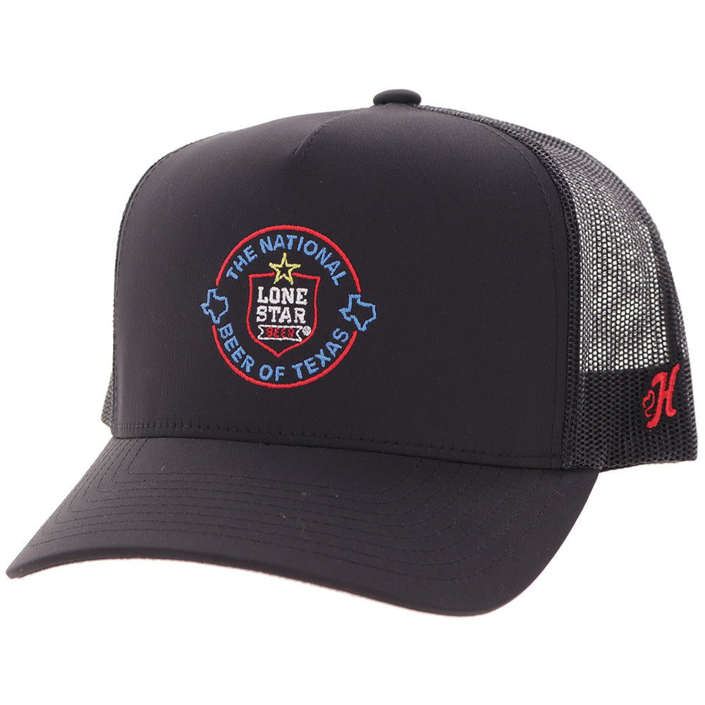 "Lone Star" Black w/Multi-Color Circle Patch