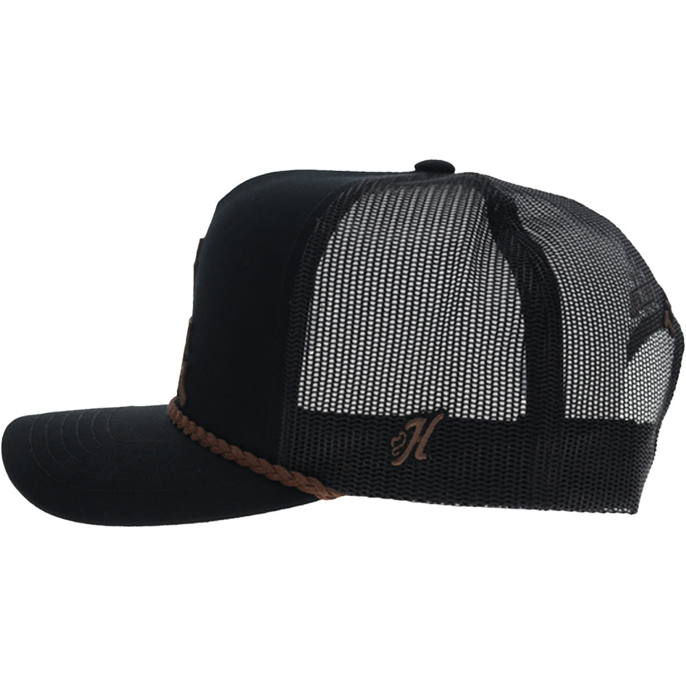 Louisiana State University 5-Panel Trucker Snapback Hat Black