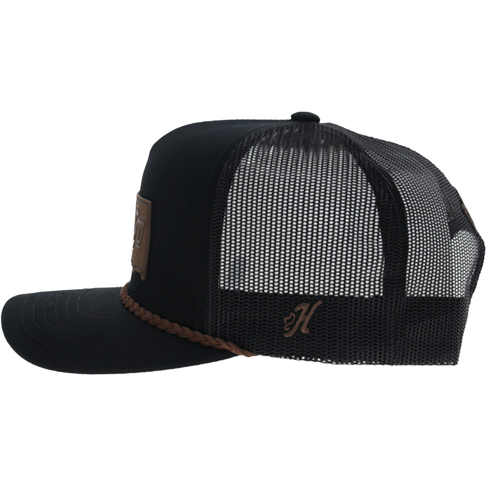 Oklahoma State 5-Panel Trucker Snapback Hat Black