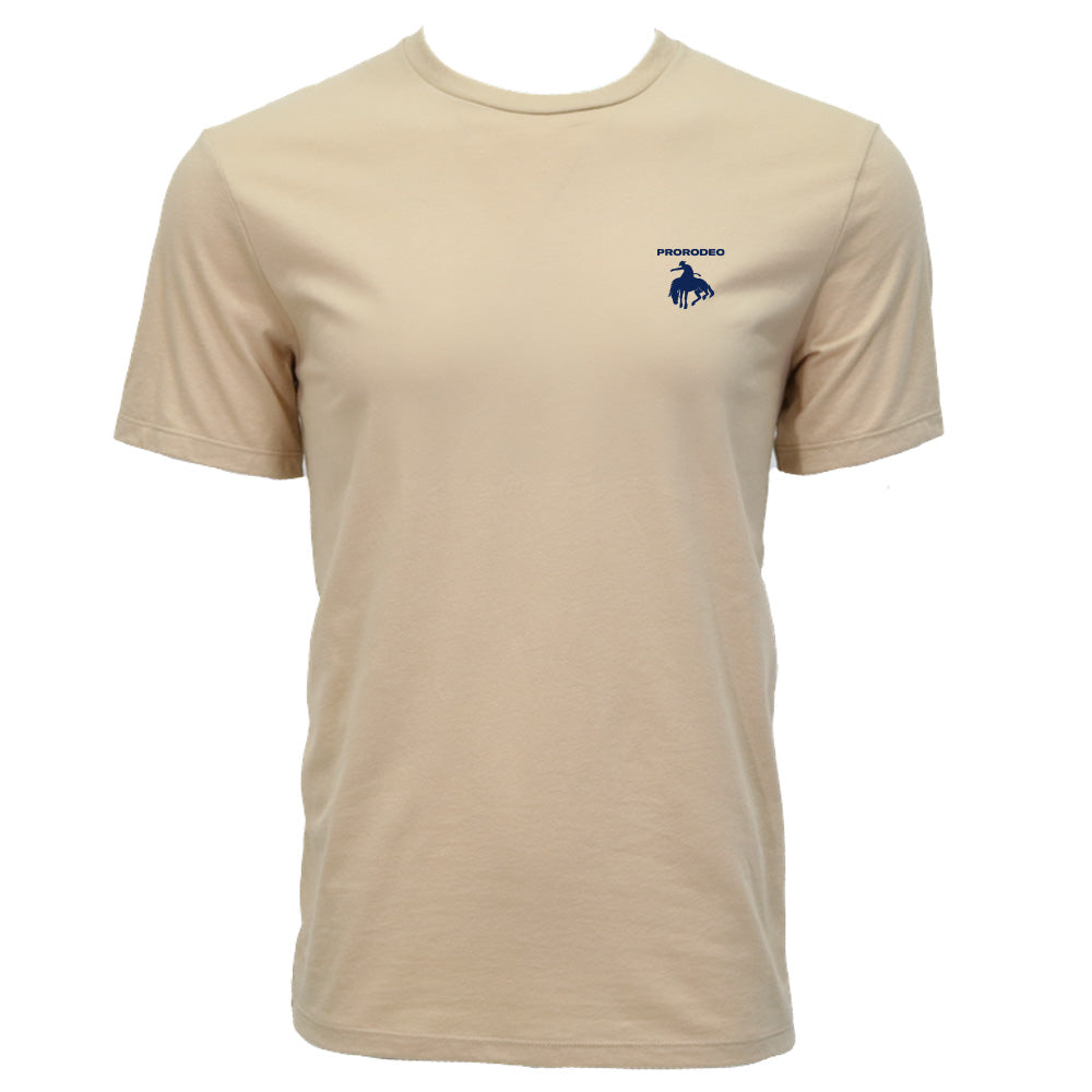 "PRCA Rodeo" Tan Pocket T-shirt