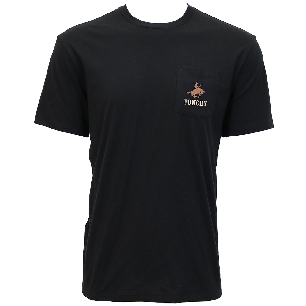 "Ranchero" Black Punchy Pocket T-shirt