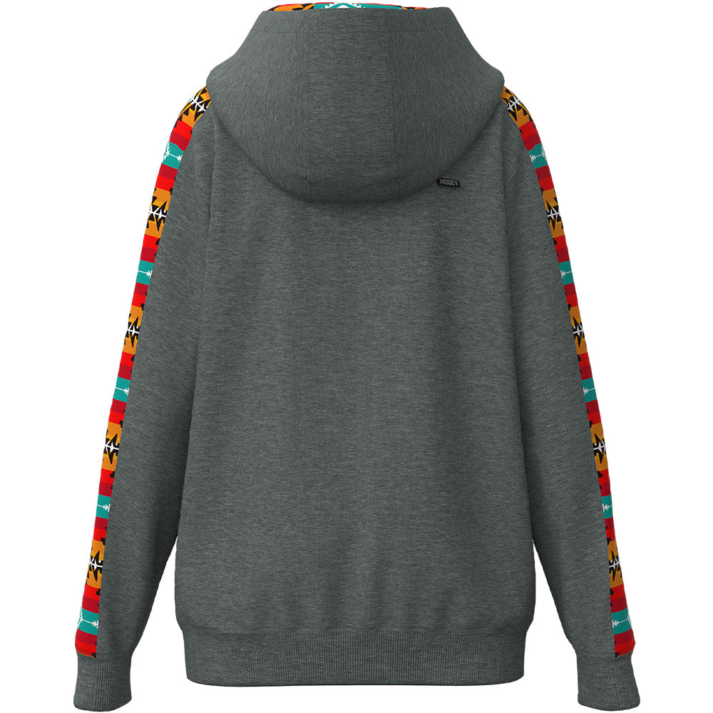 Youth "Canyon" Grey w/Orange Aztec Roughy Hoody