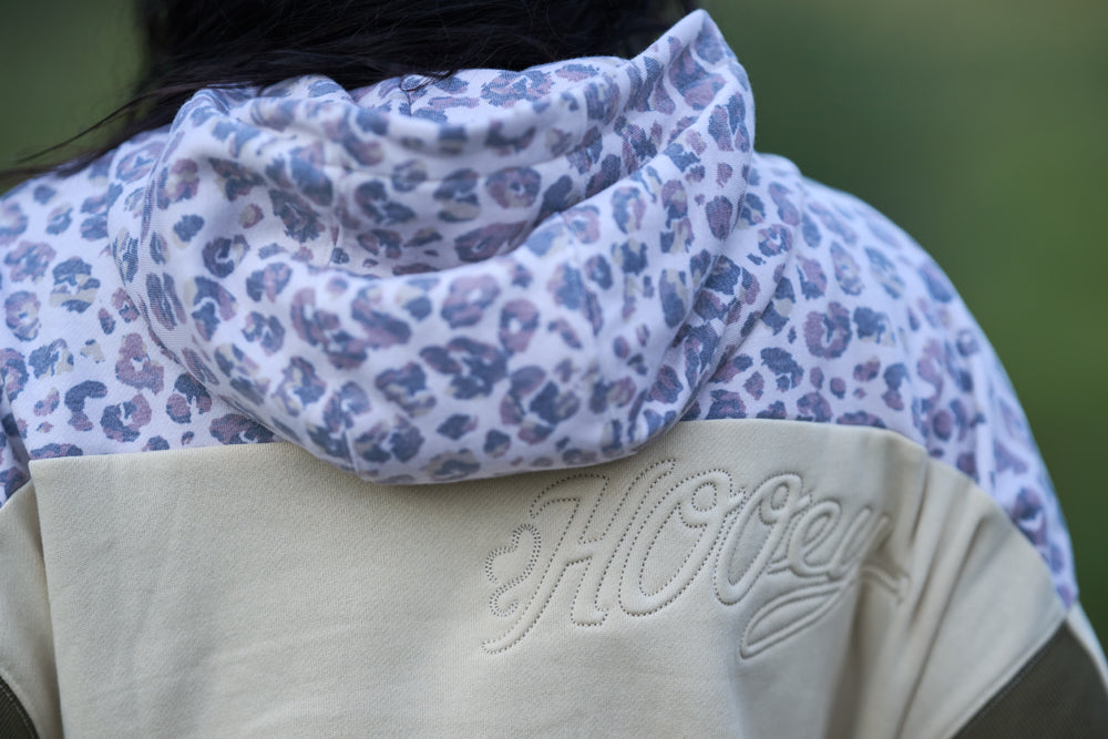 Casa Hoody Cream/ Leopard Print