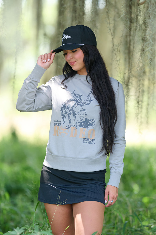 Stallion Crew Ladies Pullover Grey