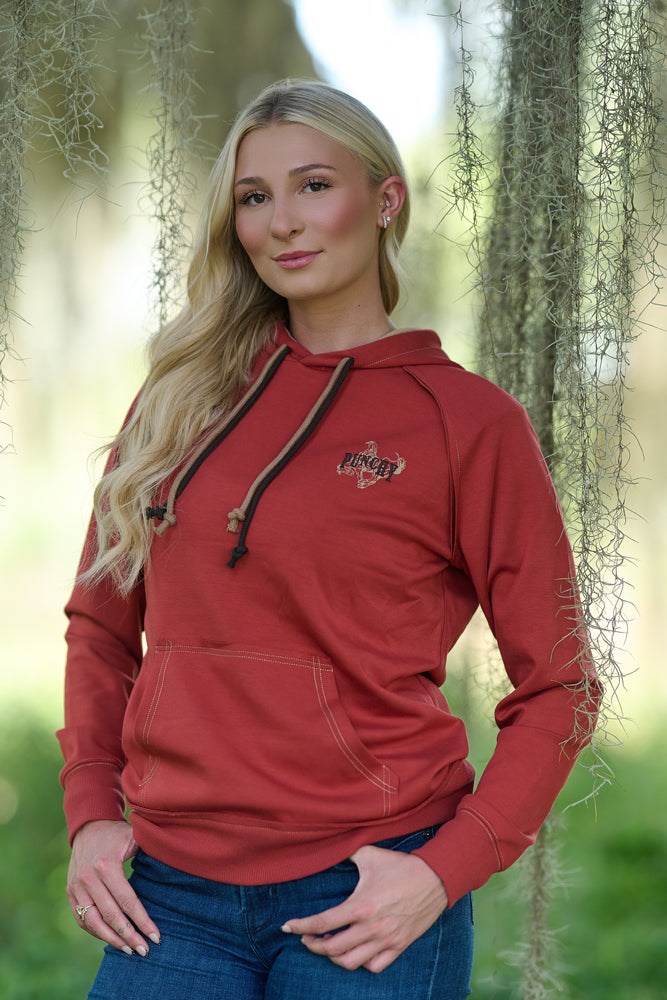 Punchy Hoody Red