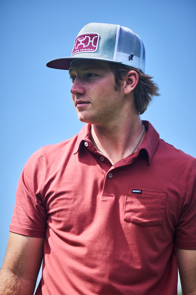 "Hot Shot" Marsala Polo