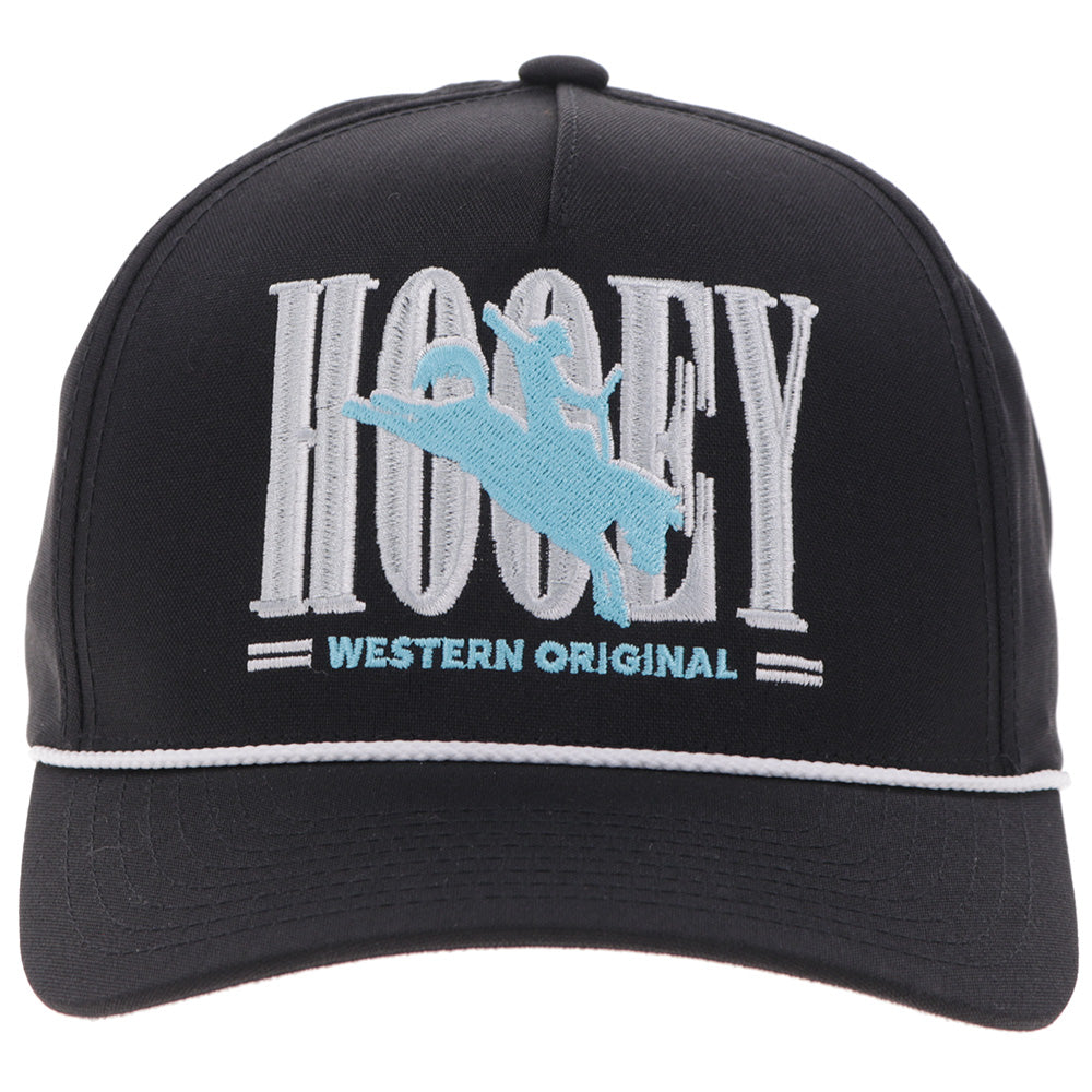 "Wild Ride" Hat Black w/White & Blue Logo