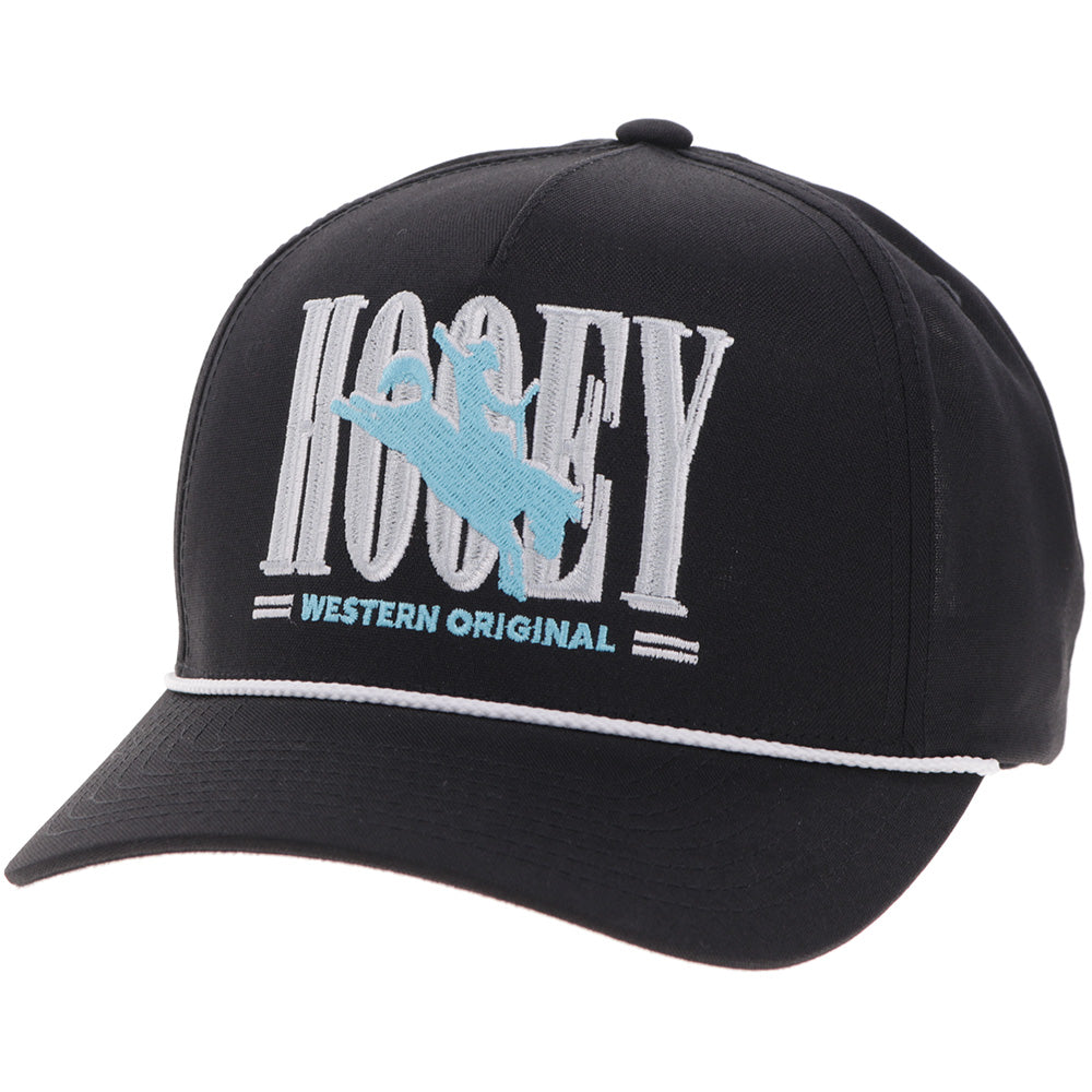 "Wild Ride" Hat Black w/White & Blue Logo
