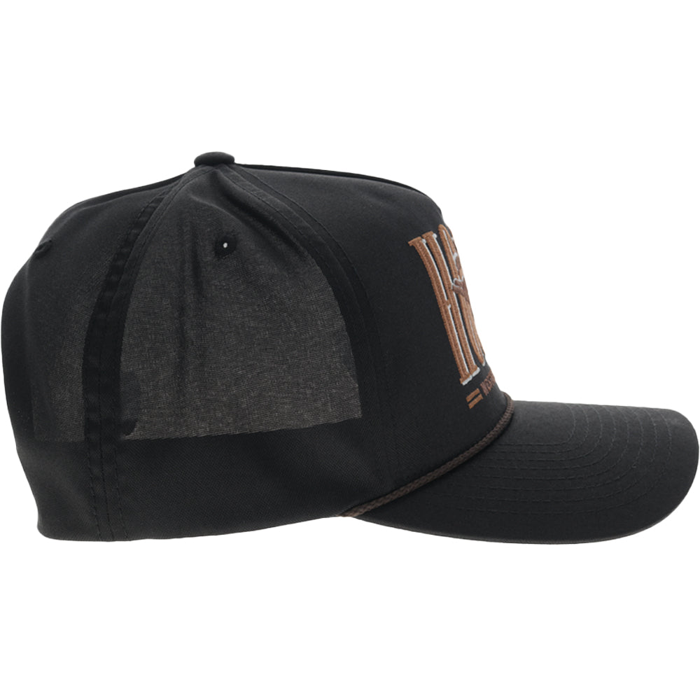 Wild Ride 5-Panel Full Surround Hat Black