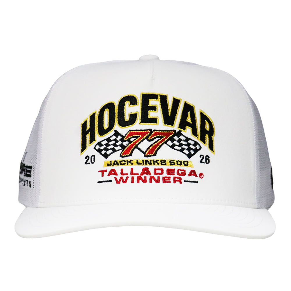 Spire Motorsports Hocevar Hat White w/Black & Yellow