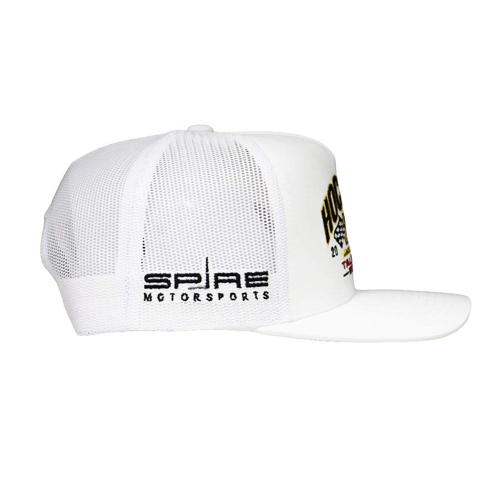Spire Motorsports Hocevar Hat White w/Black & Yellow
