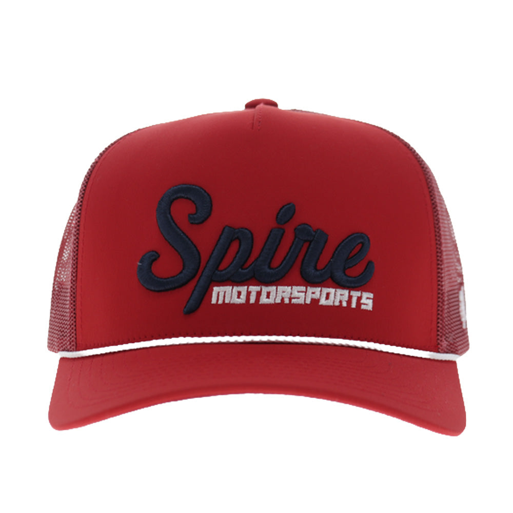 Spire Motorsports Hat Red w/Navy & White Logo