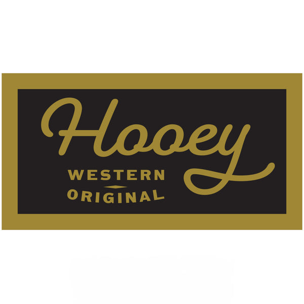 Hooey Black / Mustard Decal