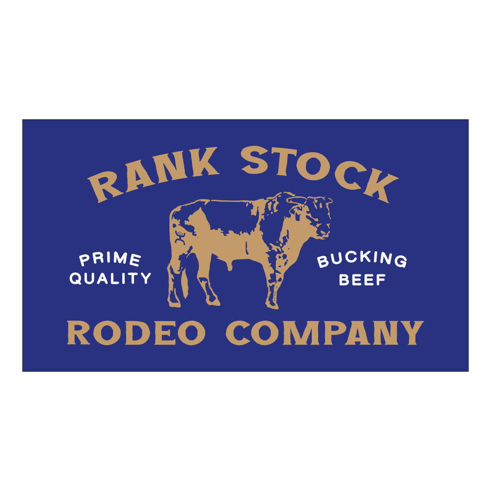Rank Stock Decal Blue/Yellow