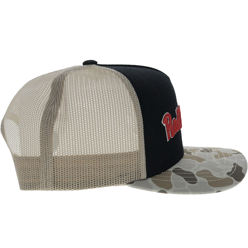 Texas Tech 5-Panel Trucker Snapback Hat Black/ Camo