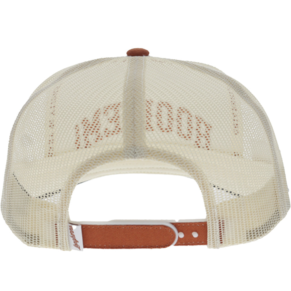 University Of Texas 5-Panel Trucker Snapback Hat Cream/Orange