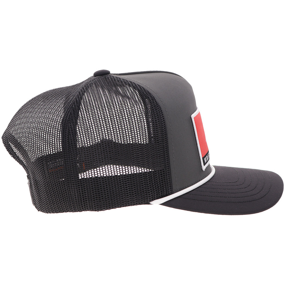 Wright Brothers Hat Charcoal/Black