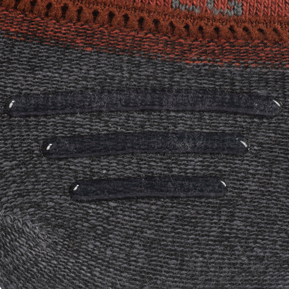 Hooey Athletic No-Show 2-Pack Sock Charcoal & White