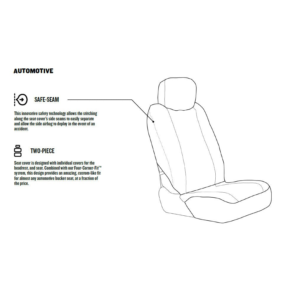Round Up Low Back Seat Cover