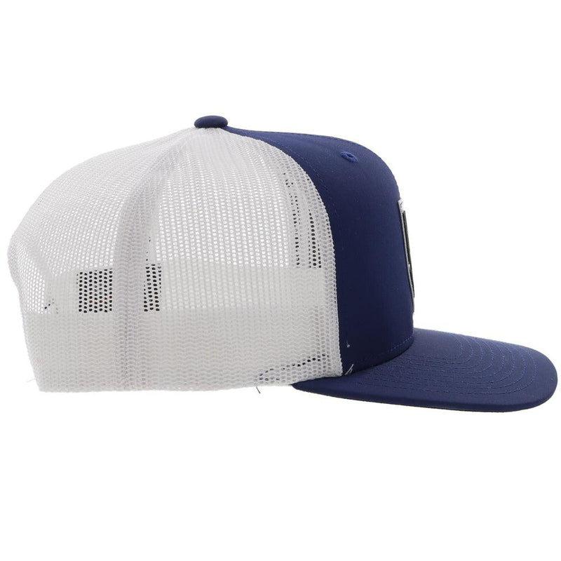 Right side of the Youth navy and white "Bronx" hat