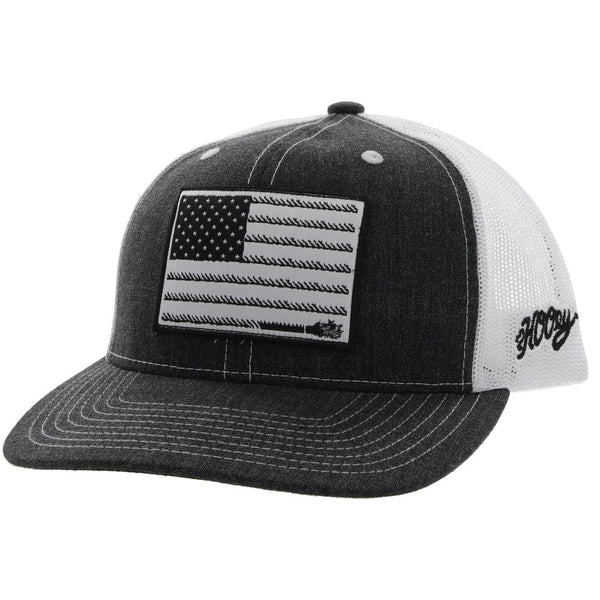 "Liberty Roper" Youth Charcoal /White Hat