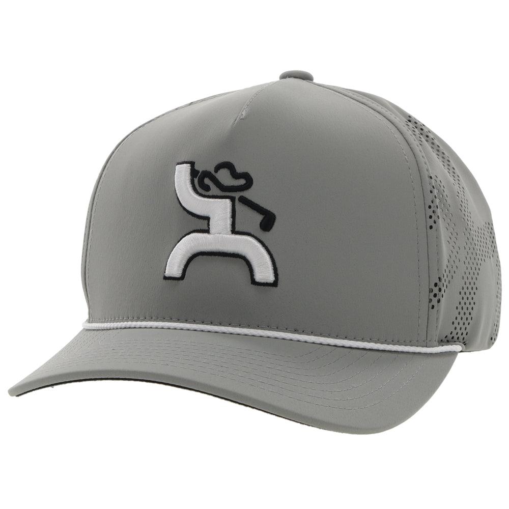 HOOEY Golf Adjustable Snapback Trucker Mesh Back Hat (Black) at   Men's Clothing store