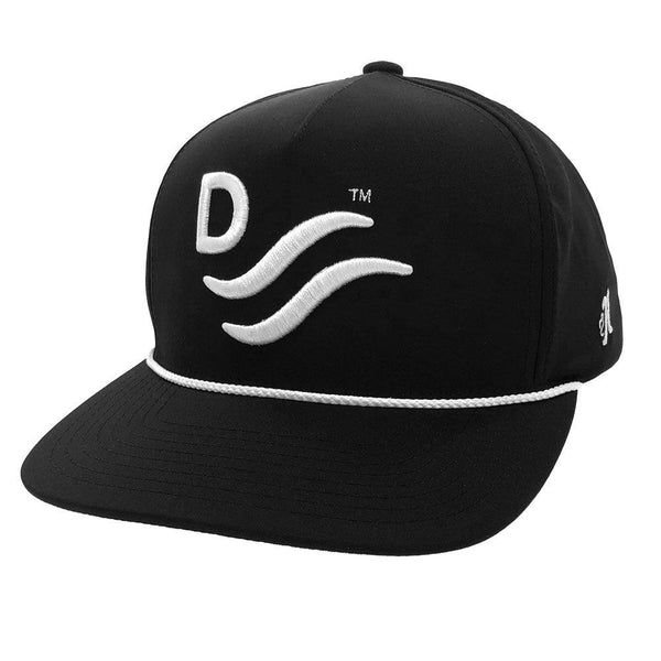 John Wayne Hat Black w/White Stitched Logo – Hooey