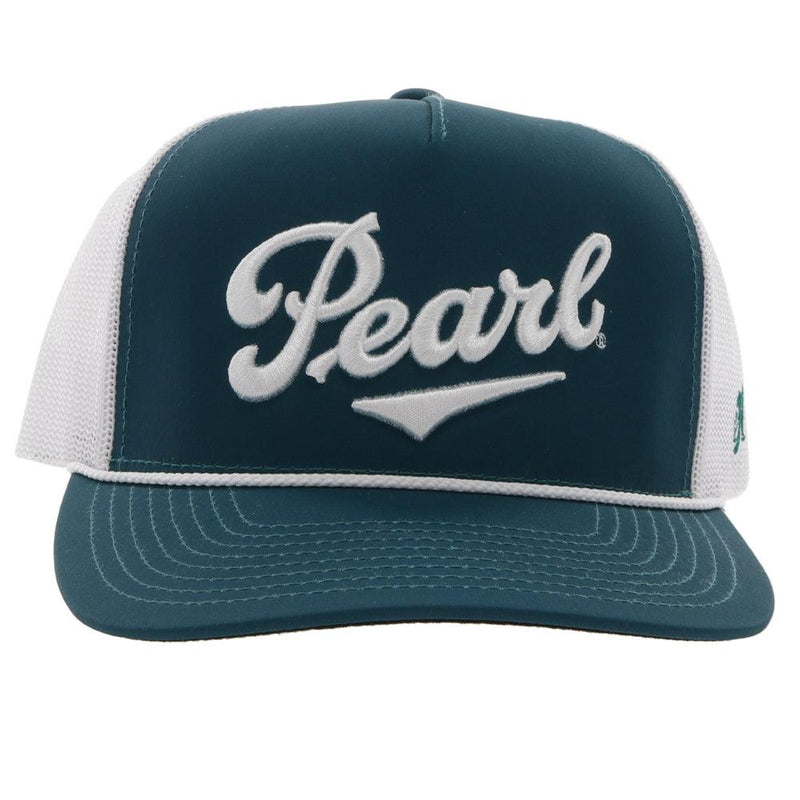 "Pearl" Teal/White w/White Logo Hat