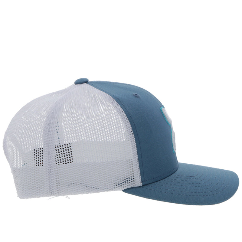 "Sterling" Blue/White Hat