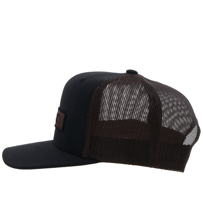 "Lock-Up" Black/Brown Snapback Hat