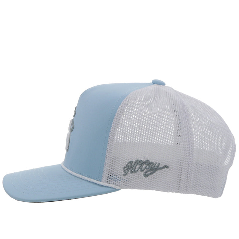 "Cowboy Golf" Light Blue/White Hat