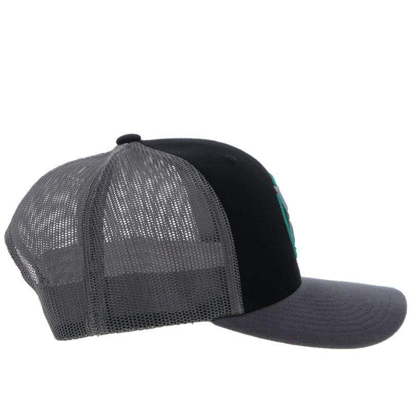 "Strap" Roughy Black/Grey Hat