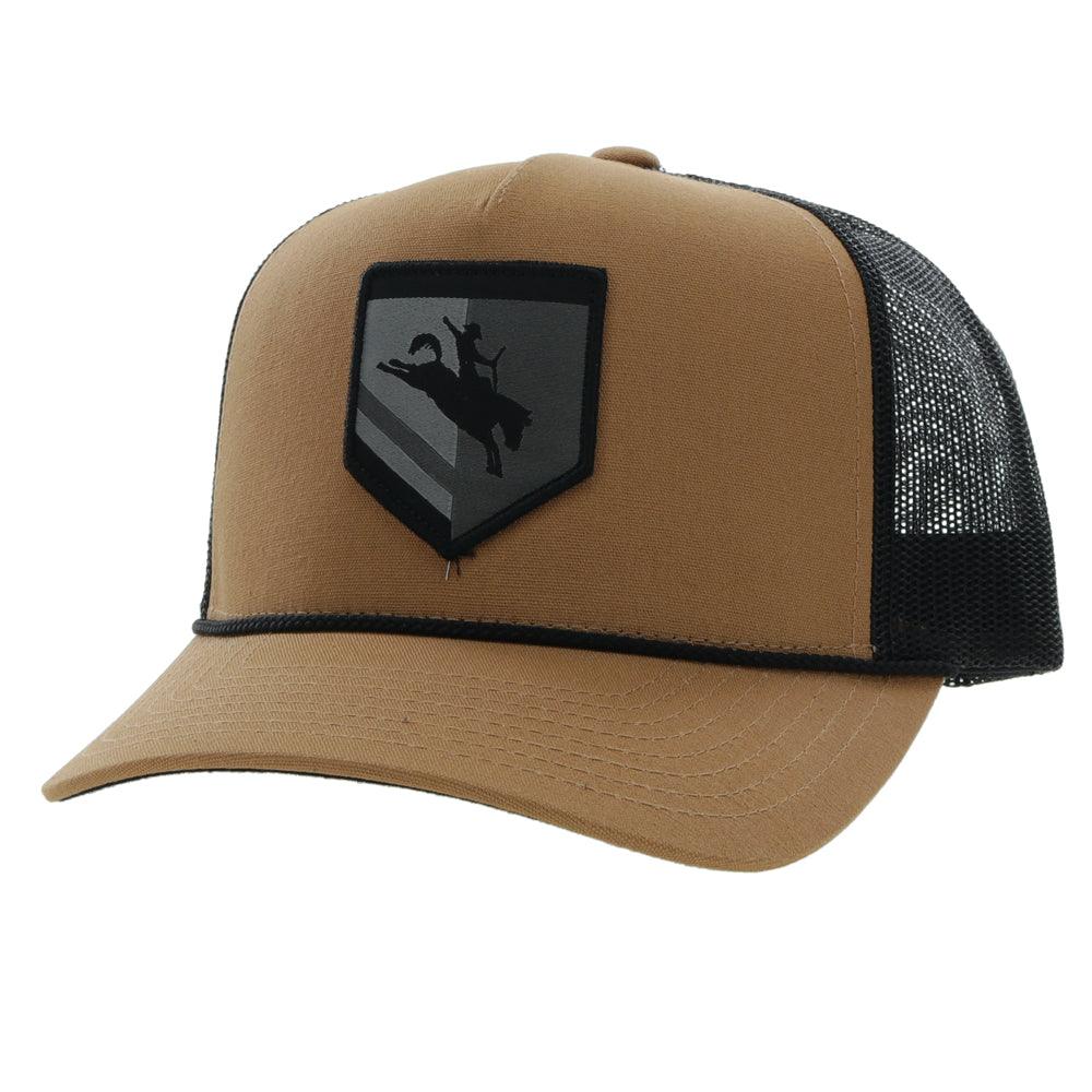 Hooey Dallas Black Brown Texas Logo - Hats Cap - 7271T-Bk