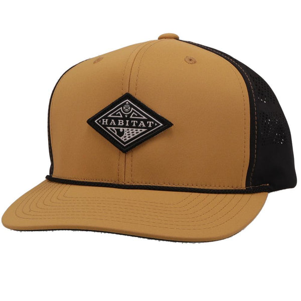 Hooey Leather Texas Patch Tan White - Hats Cap - DC121