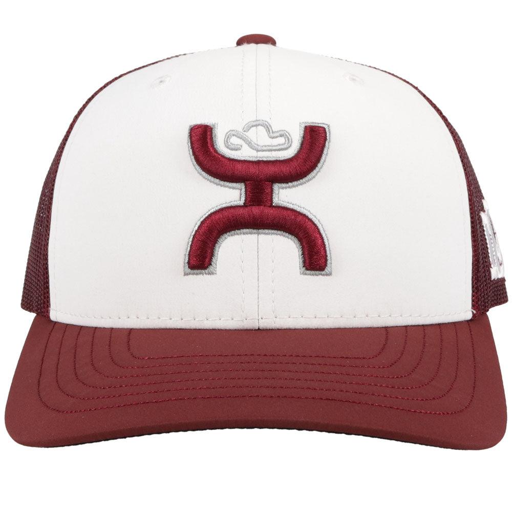 "University of Montana" White/Maroon Hat
