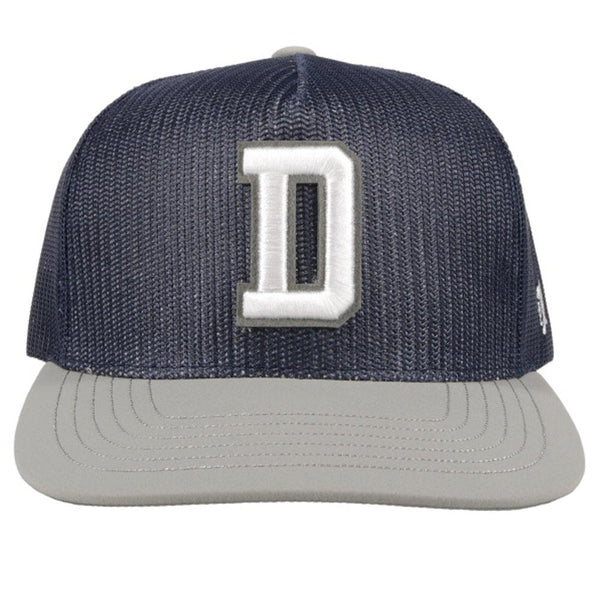 Dallas Cowboys HOOey D Logo Mesh Snapback Hat - Black