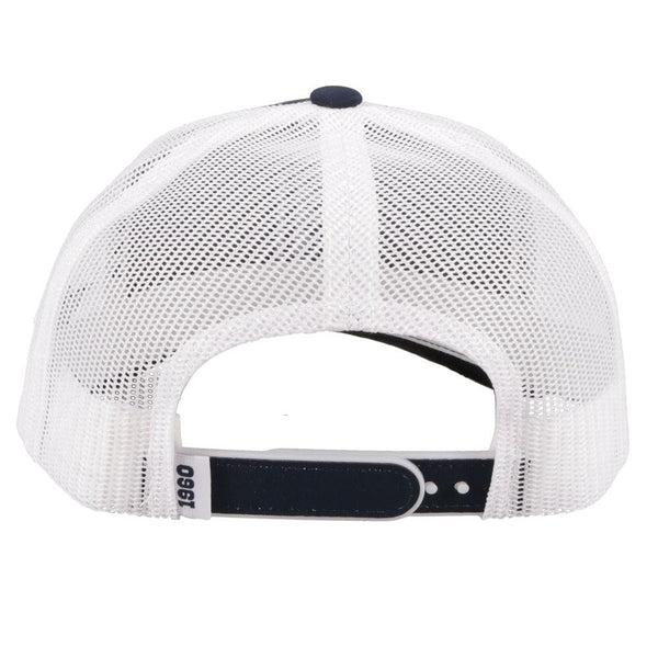 Men's HOOey White/Navy Dallas Cowboys Logo Snapback Hat