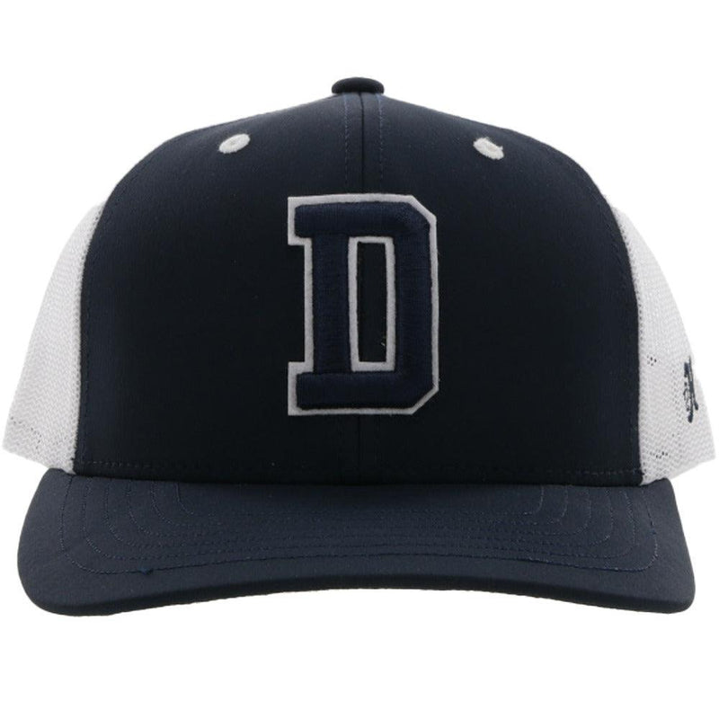 "Dallas Cowboys" Hat Navy/White Trucker w/ D Logo(Navy /White)