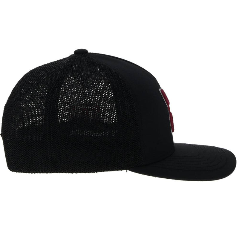 Texas A&M Black w/Maroon & Grey Hooey Logo Hat