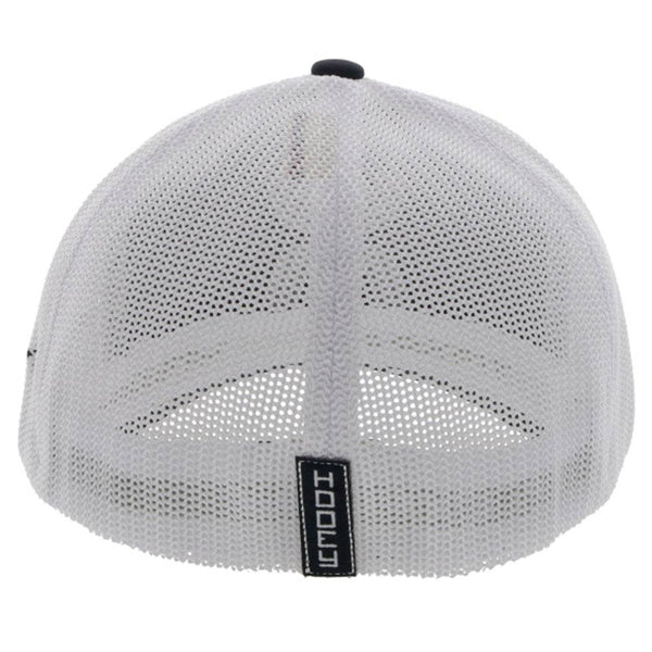 Hooey Dallas Flexfit Hat Blue/White w/ Grey & White Hooey Logo