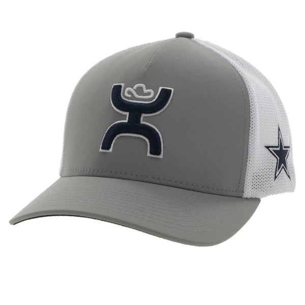 Hooey Dallas Grey/White Logo Cap S/M