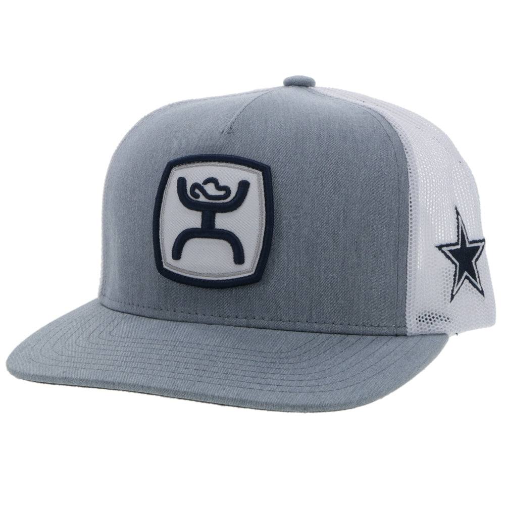 Dallas Cowboys Hooey State Patch Rope Trucker Adjustable Hat - White