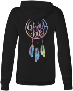 back of the youth dreamcatcher black hoody