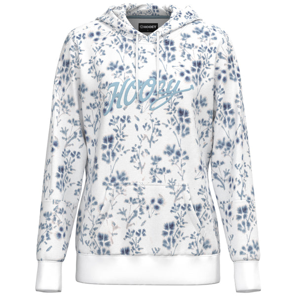 Canyon blue and floral print hoody