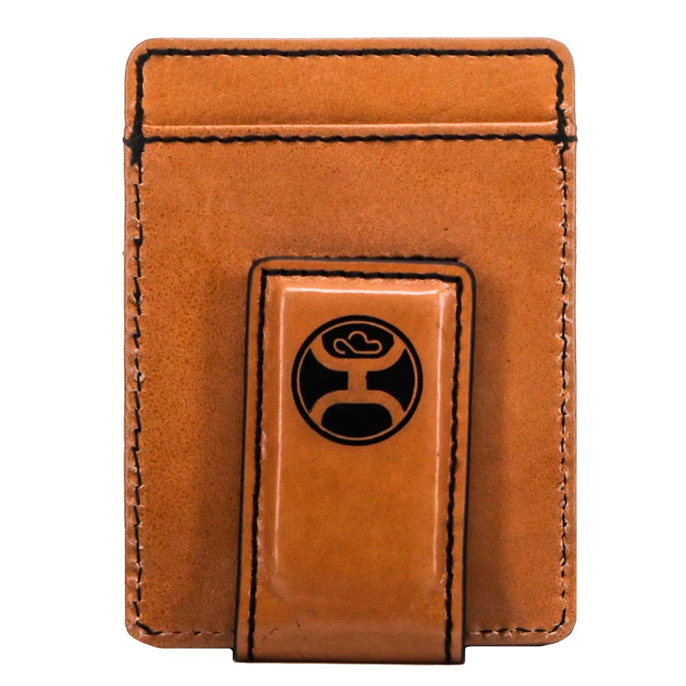 "Anhalt" Hooey Money Clip Tan / Floral