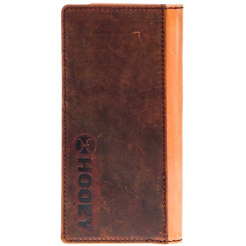 "Phoenix" Rodeo Hooey Wallet Tan/Turquoise Leather