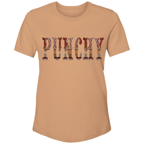 "Straight Punchy" Sienna w/Punchy Logo T-shirt